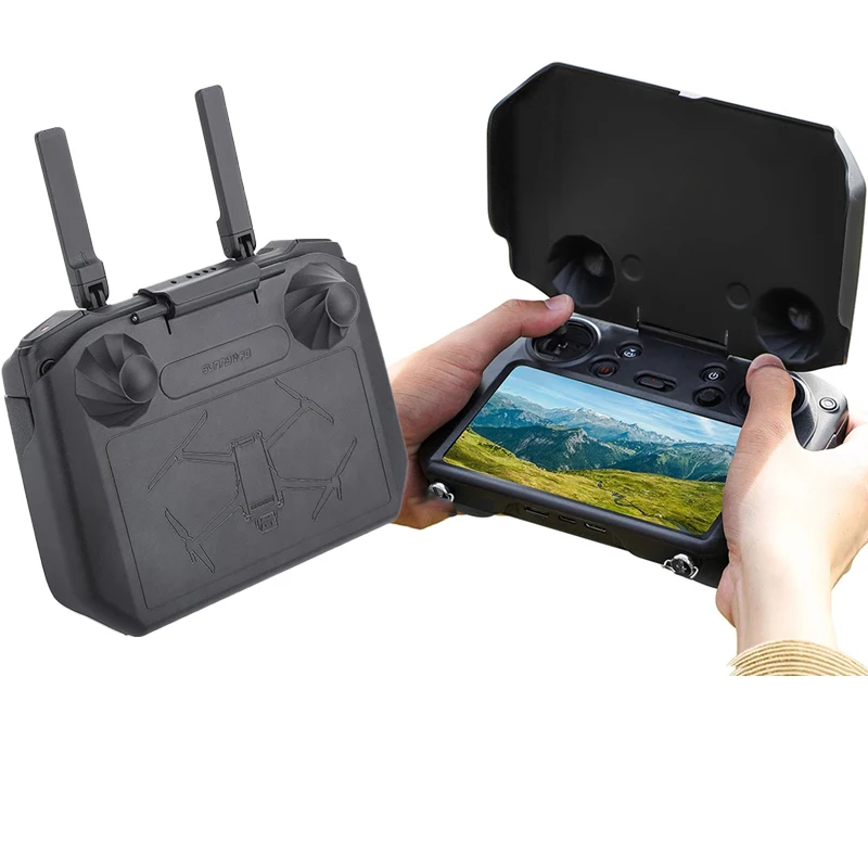 Hard Shell Protection Cover with Sunshade Sun Hood for DJI RC Pro Remote Control with Screen Mini 3pro/mavic 3 /mavic 3pro Drone