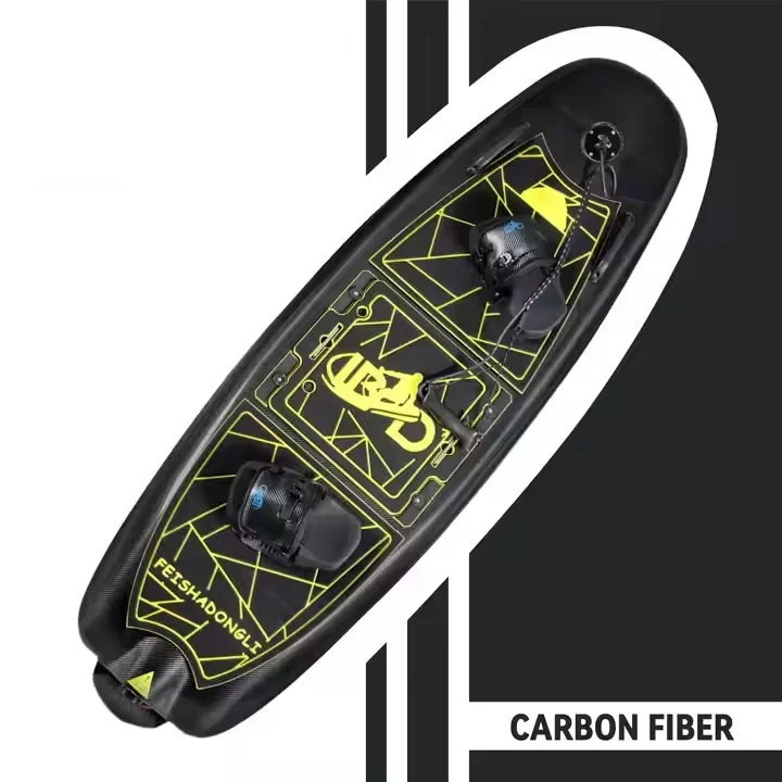 Planche de surf électrique unisexe en fibre de carbone pour sports nautiques, prix d'usine en gros, logo personnalisé, ODM/OEM disponible