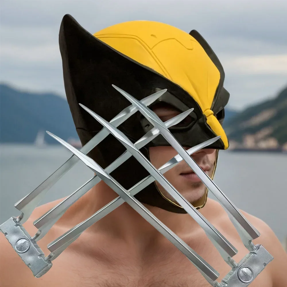 

Hot Slae 2024 Wolverine Mask Helmet Howlett Mask Movie Deadpool Cosplay Halloween Costume Props for Adults High Quality