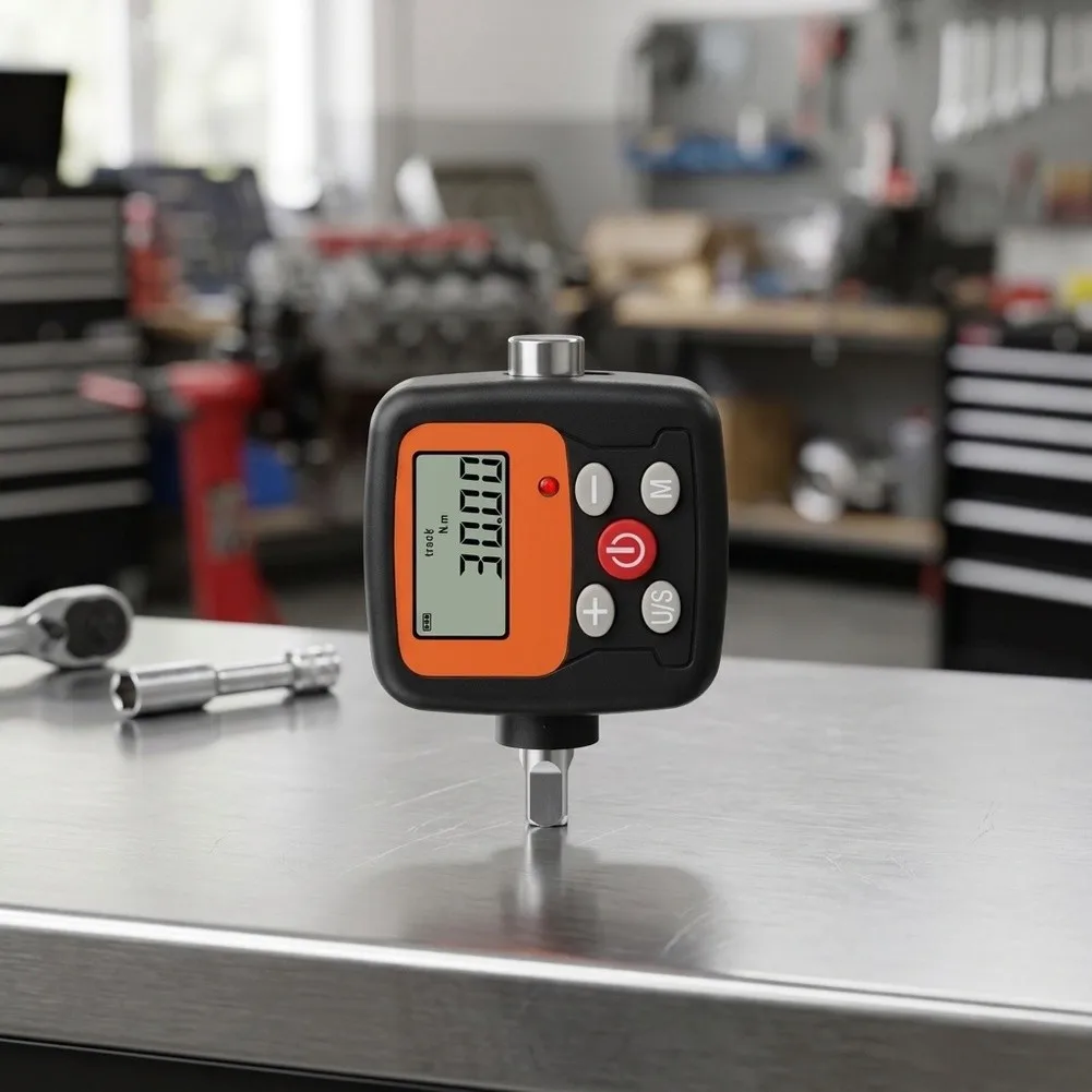 Torque Adapter 1/4 3/8 1/2 inch Digital for Engine Maintenance Torque Tester 0.9 to 340 Nm Range Track Peak Pre Modes