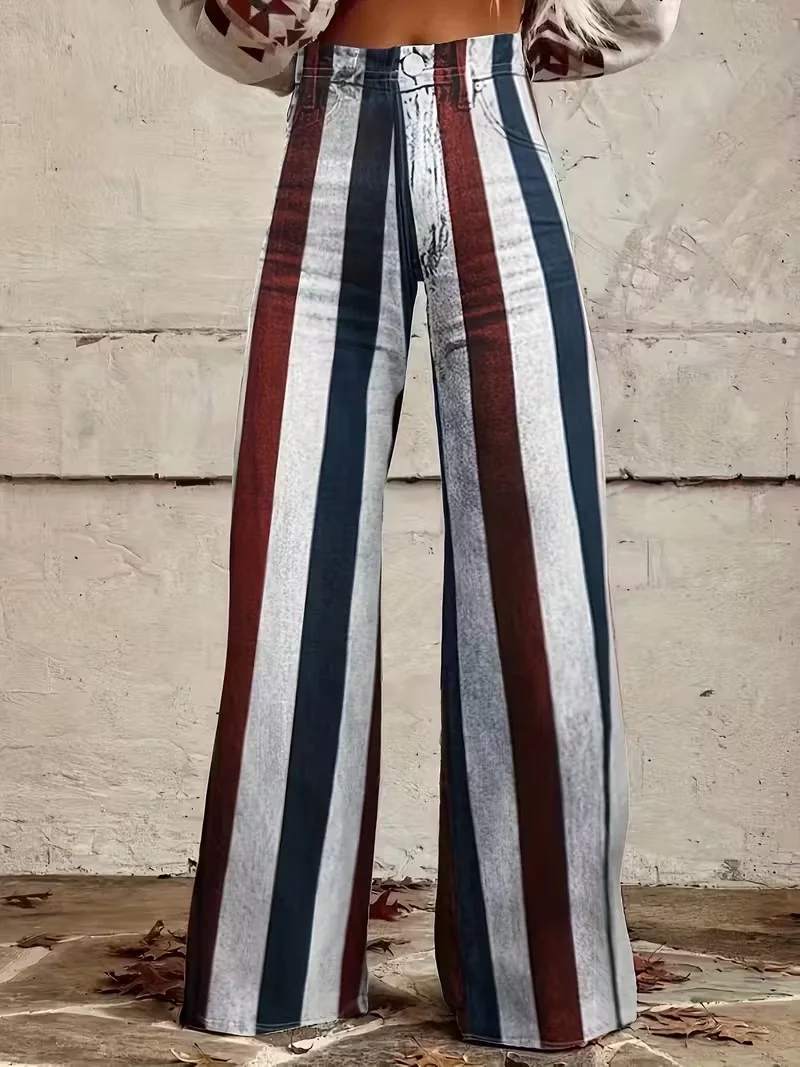 

2026 Standardized Code Women's Fashion Casual Wide Leg Jeans Loose Fit, Simple, Stylish Design