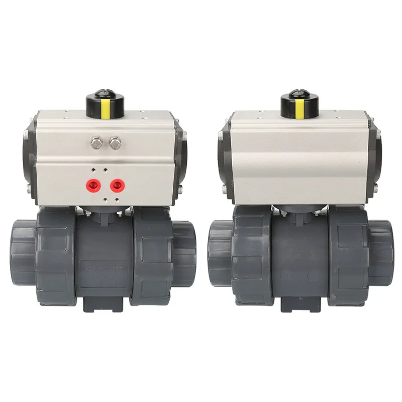 Pneumatic ball valve wire buckle