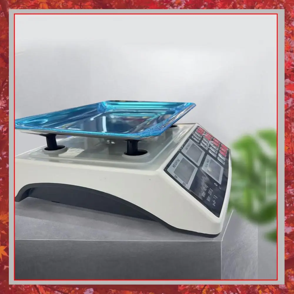 40kg/1g Price Computing Scale with Stainless Steel Plate Commercial Price Scale Waterproof Counting Weight Scale for Vegetables