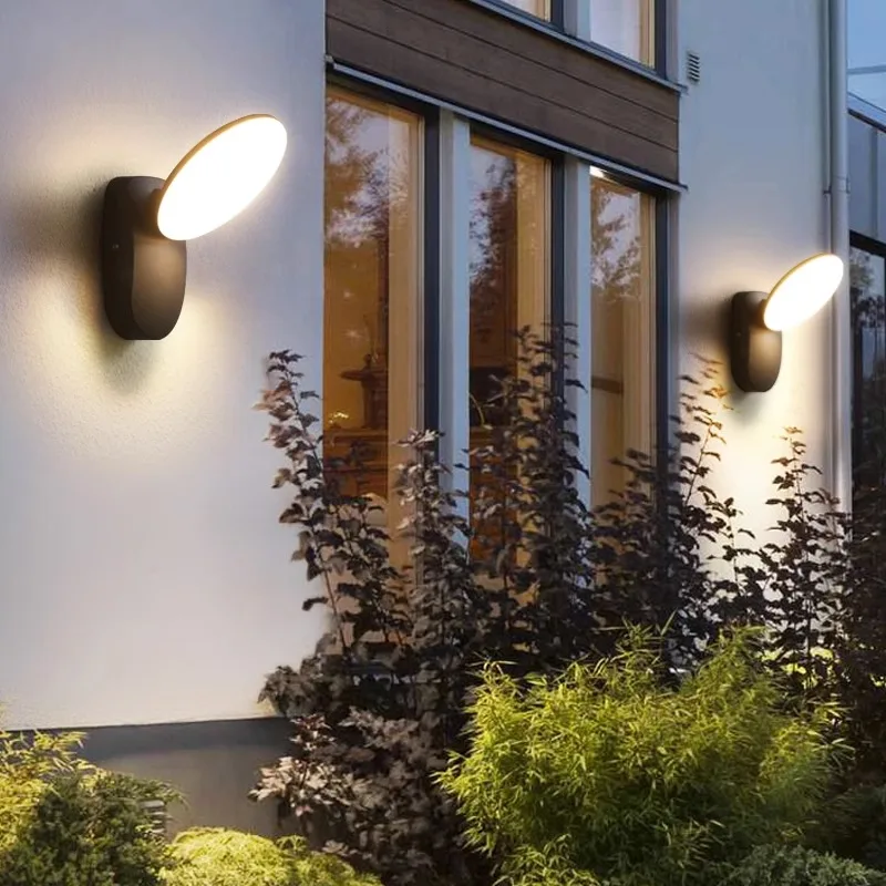 Waterproof LED outdoor wall lamp, courtyard entrance balcony, garden wall lamp, minimalist modern outdoor corridor wall lamp