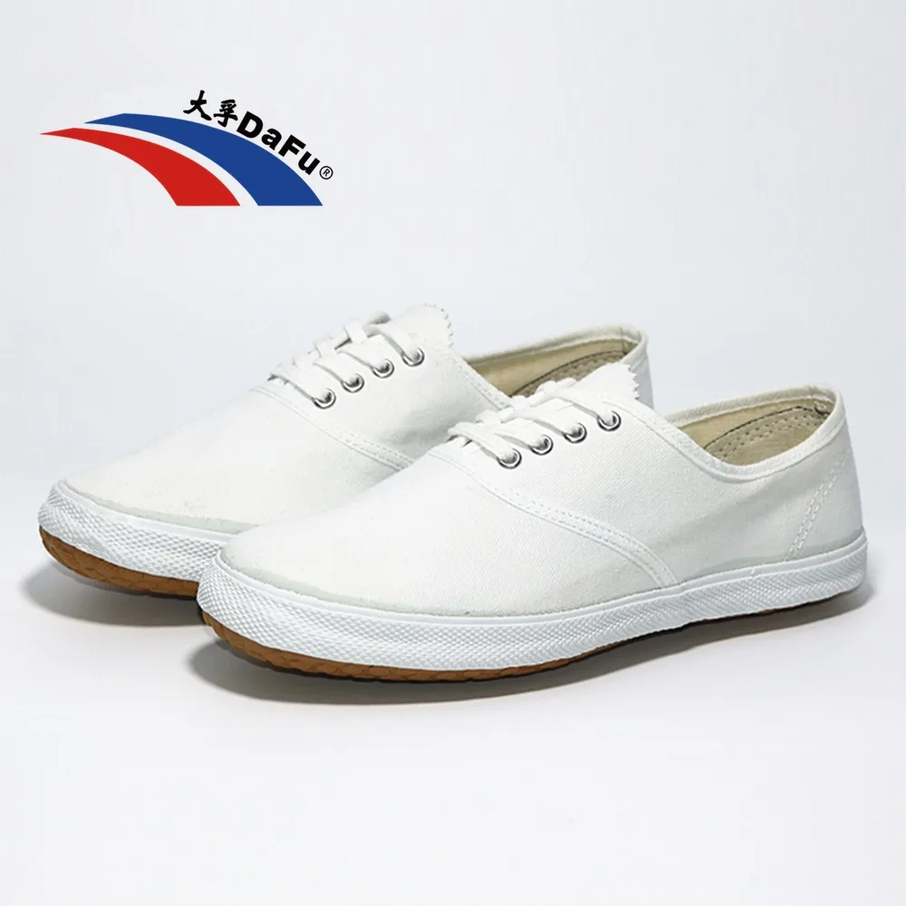 Dafu Shoes Little White Shoes 2020 Style Sneakers White Retro Martial arts Kung Fu Men Women Shoes