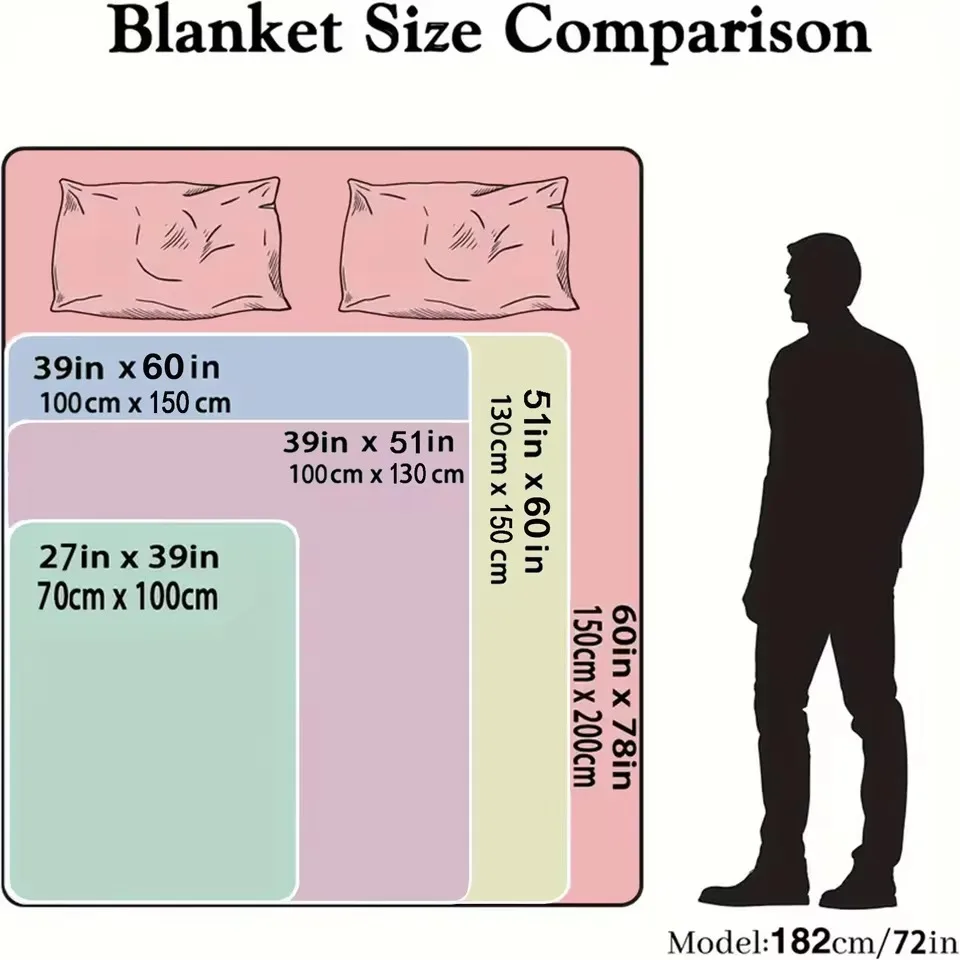 Pastel Marshmallow Dessert Throw Lightweight  Flannel Blanket Soft Skin-friendly for Summer Cooling view 4