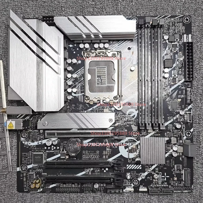 

Материнская плата ASUS PRIME B760M-A WIFI D4, поддержка процессоров Intel, памяти DDR4, интерфейса M.2, PCIe 4.0, модуля WIFI