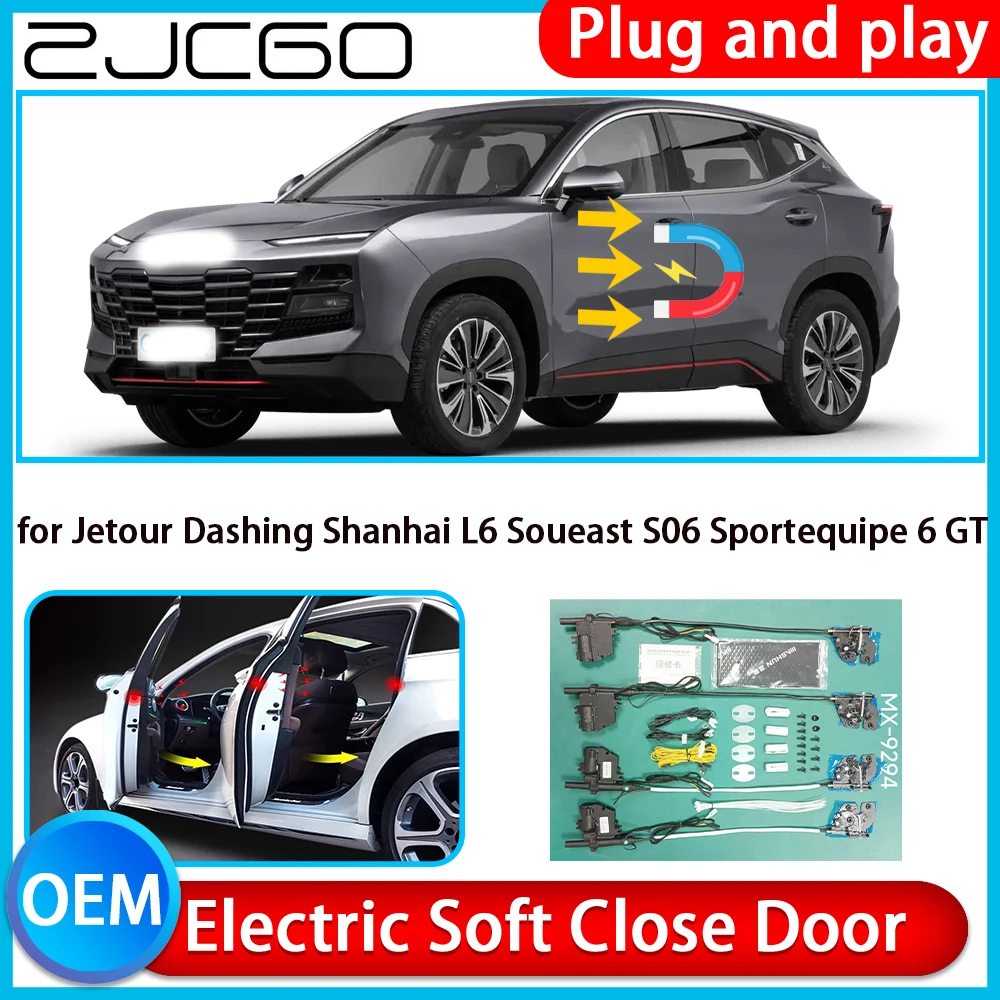 

for Jetour Dashing Shanhai L6 Soueast S06 Sportequipe 6 GT Pull Soft Close Kit Door Power Latch Electric Door Catch Soft Closing