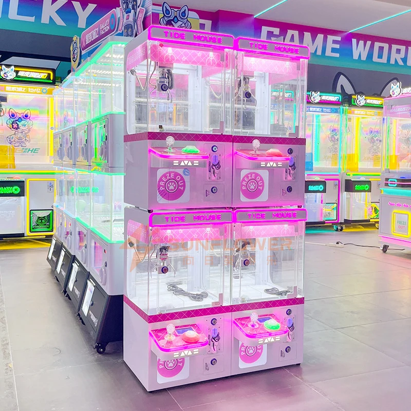 

Indoor Coin Operated Machine Amusement Equipment Game Mini Doll Crane Claw Machine Plush Toys for Game Center