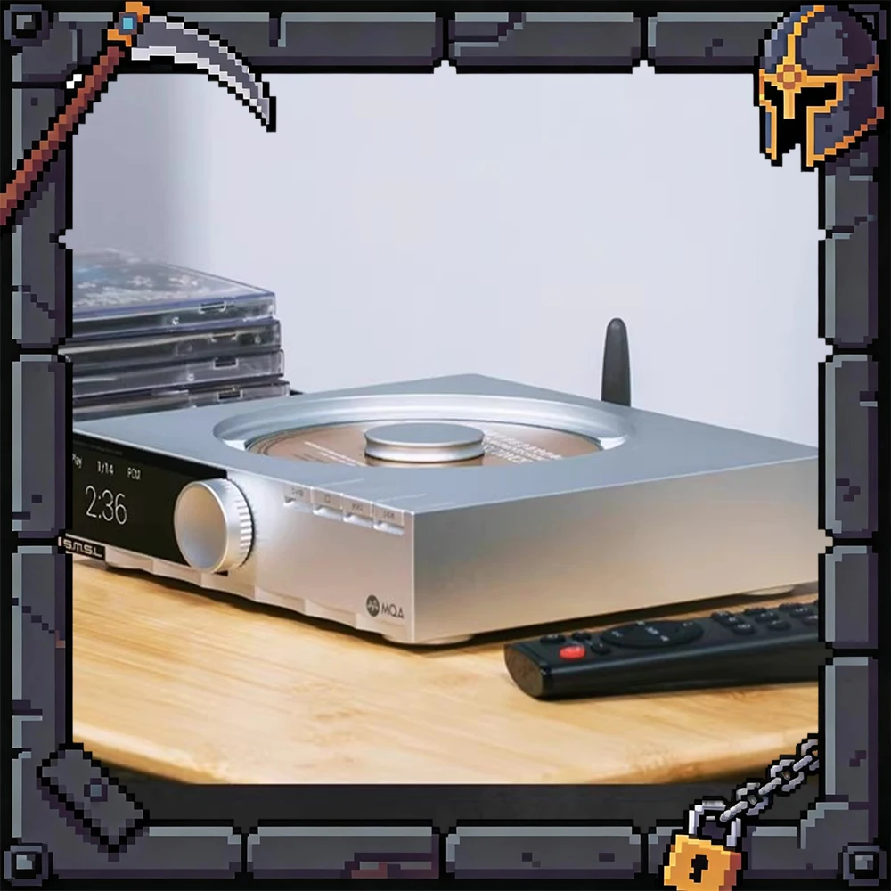 

SMSL PL200 Player с флагманским DAC-чипом AK4499EX, поддержка USB, 32-бит, 768 кГц, DSD512, MQA, полная поддержка декодирования, коаксиальный выход.