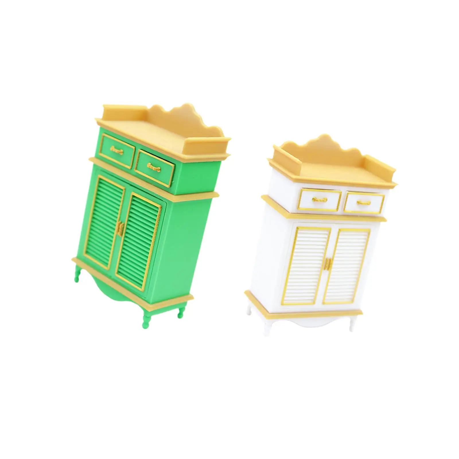 

Миниатюрный шкаф для кукольного домика в масштабе 1/12, легкий и прочный реквизит для фотосессий, декоративная мебель для кукольного домика, аксессуары для кукольного домика