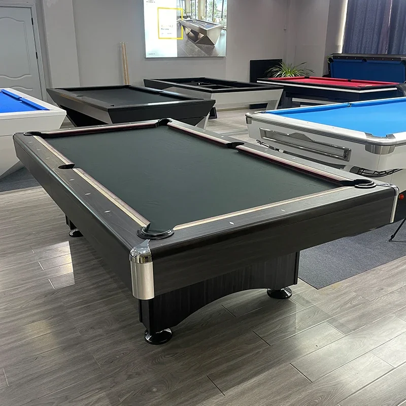 Factory hot selling special design for billiard pool tables with solid wood natural slate high speed table cloth