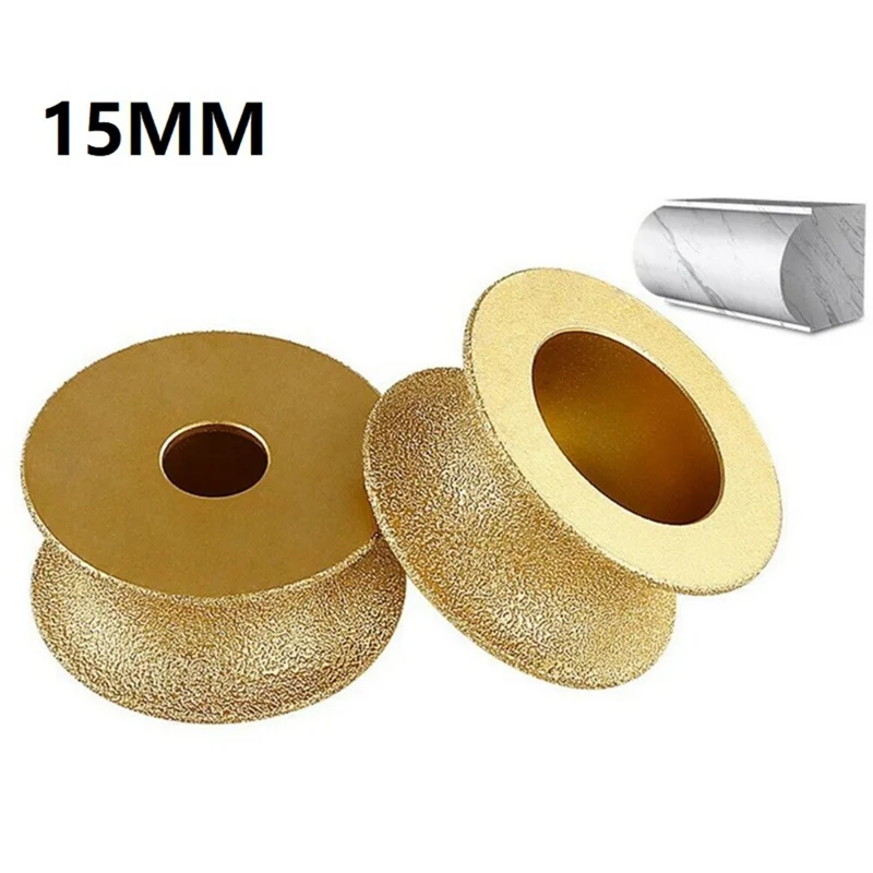 

Classy-15Mm Thick Gold Brazed Diamond Angle Grinder Stone Grinding Wheel Used For Angle Grinder Grinding Wheel Tool Easy Install