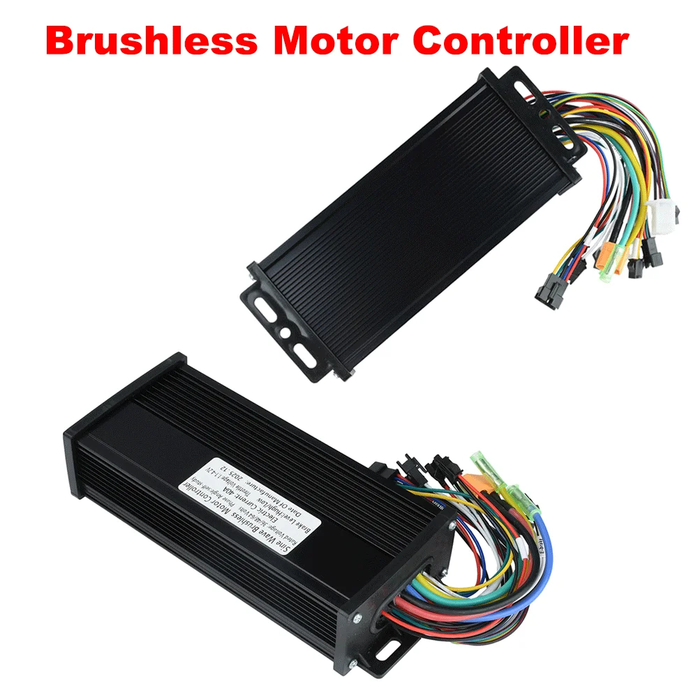 

36V 48V 52V 60V 40A Black Gold Triple-Mode Sine Wave Controller 1000W-2000W Protocol 2 for E-Bike LCD Instrument