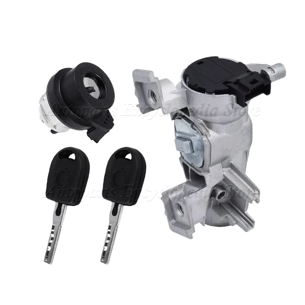 جديد مفتاح تشغيل الإشعال قفل التوجيه للجولف 5 MK5 MK6 العلبة EOS TT سيات ليون توليدو ألتيا A3 1K 0905865   1 ك 0905851 ب