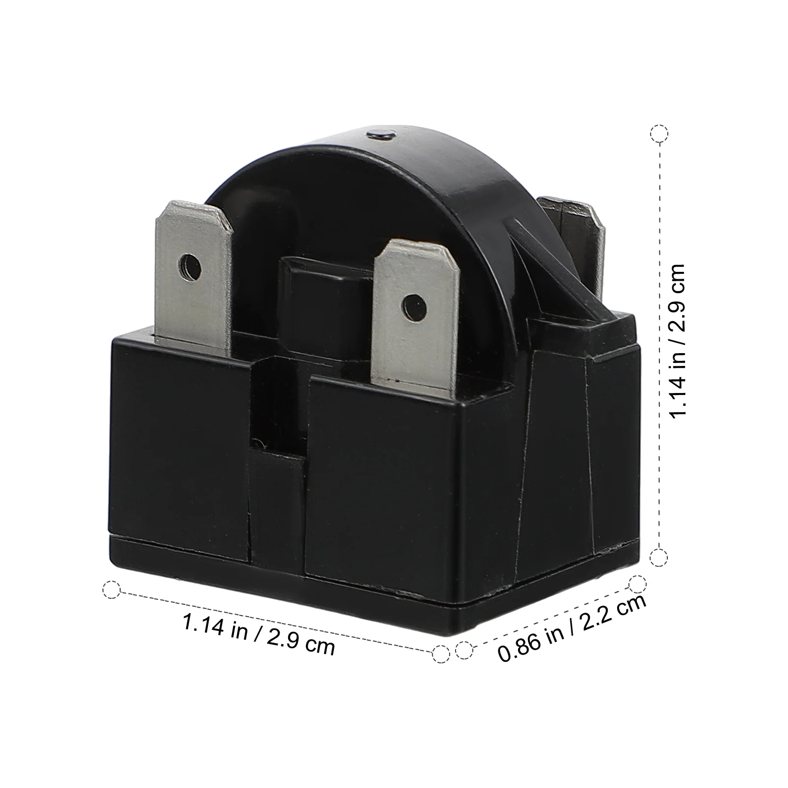 

4Pcs Refrigerator Starter Inserts Premium Plastic Durable Compressor Starter Inserts Repair Tool for Mini Fridge Freezer Device