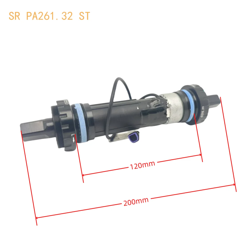 Bafang Torque Center Axis Sensor 120mm Opening Width Total Length 200mm Special-Shaped Purple Plug Torque Sensor SR PA261 Model