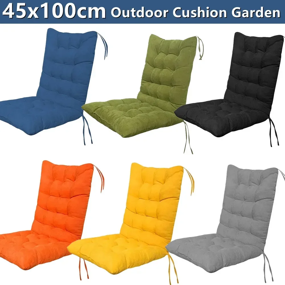 

45x100cm Chair Cushion Garden Patio Recliner Relax Rocking Cushion Soft Office Chair Seat Mats Sun Lounger Chair Pad 방석