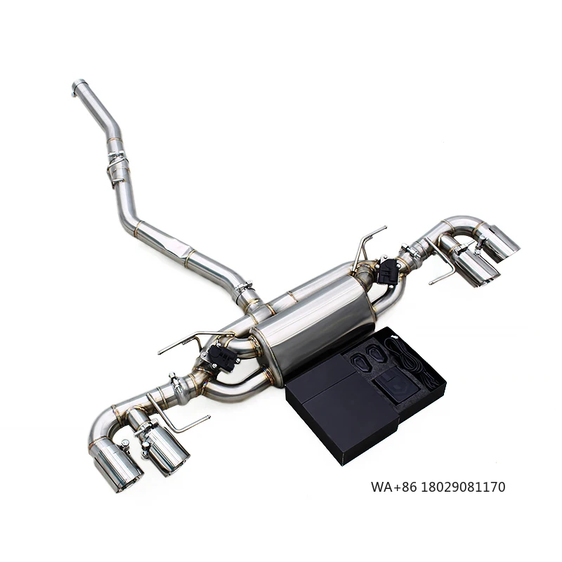 

Выхлопная система BSK Catback с глушителем для ecale 2.0T 2023-2026, из нержавеющей стали Boska, с клапанной системой Valvetronic и управлением