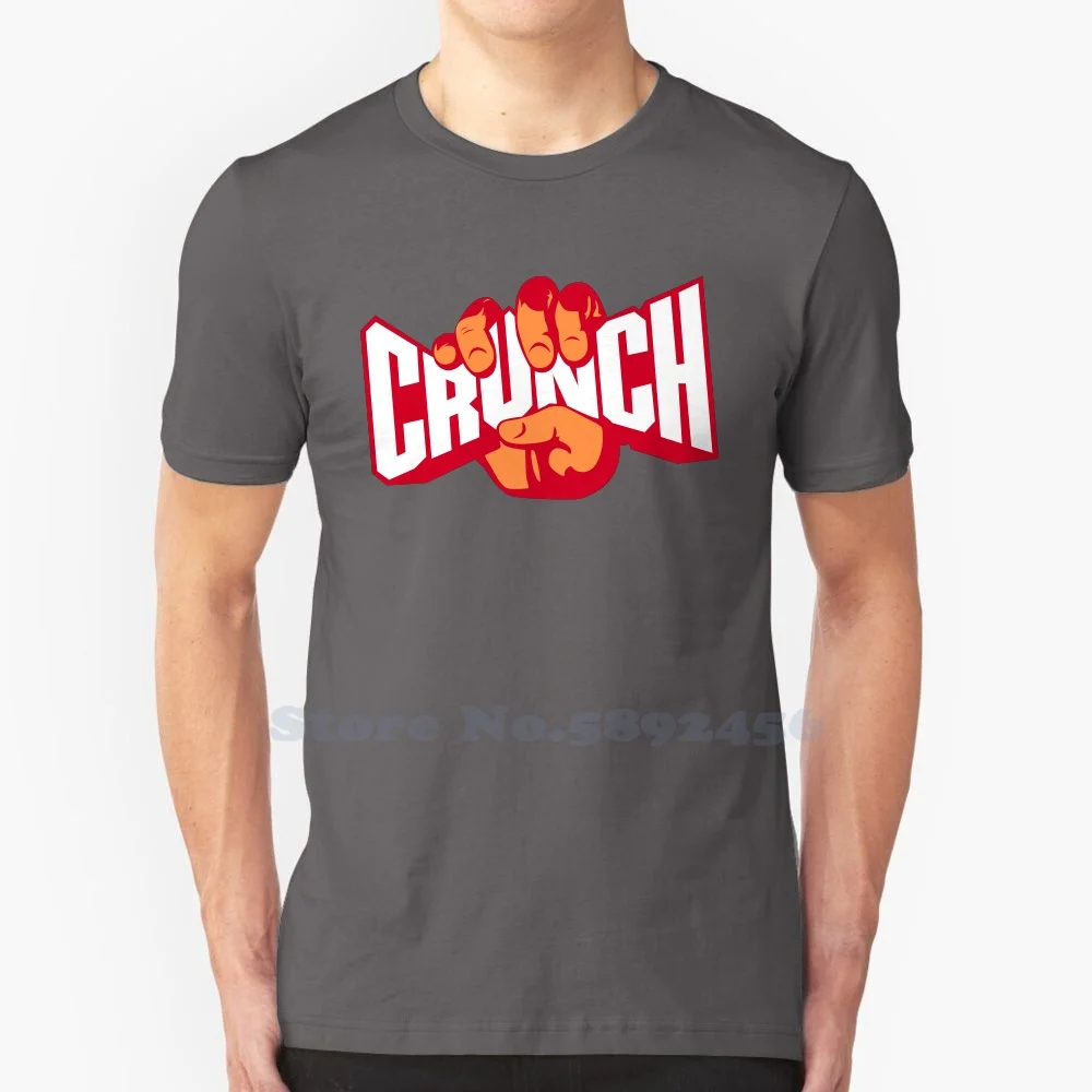 Crunch Gym (Fitness) Brand Logo Streetwear T Shirt Top Quality Graphic Tees