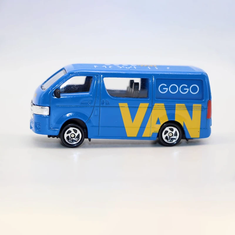 

Tiny 07, литой под давлением масштаб 1:64, Hiace GogoVan, модель автомобиля из сплава, коллекция хобби, сувенир, подарок, статический дисплей, без розничной коробки