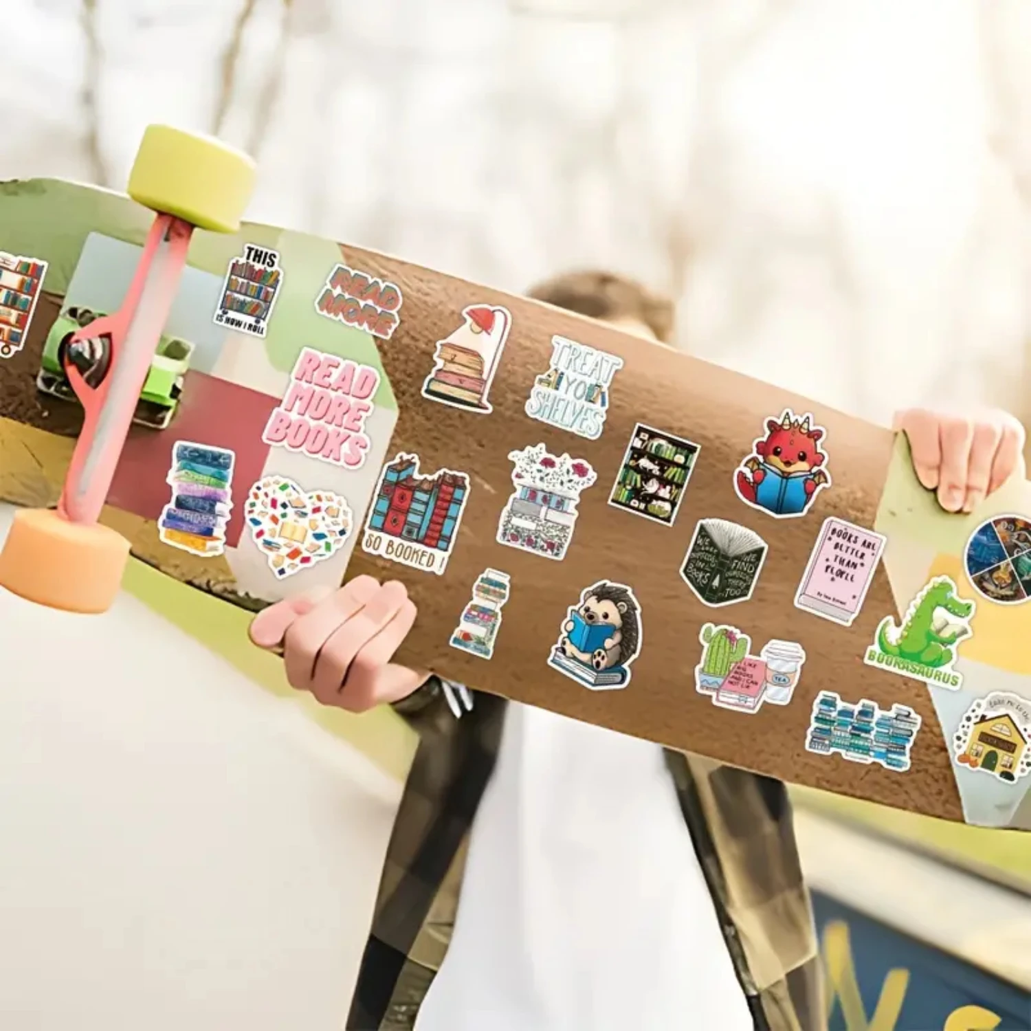 100 Pcs Book Stickers,Reading Stickers,Bookish,Book Stickers For Water Bottles,Bookish Items Stickers,Library Stickers,Book Acce