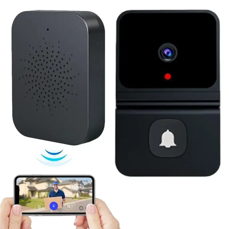 Sonnette vidéo intelligente Tuya, Wi-Fi 2.4G, sonnerie vidéo intelligente, caméra audio bidirectionnelle, sonnette de porte, caméra WiFi