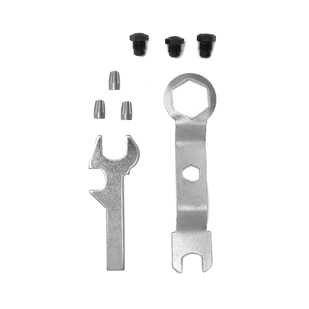 Commercieel luchtklinkhamer Pneumatisch blindklinknagelpistool, hydraulisch klinkgereedschap met 1/8", 5/32", 3/16", 1/4" neusstukken Pop-klinknagelpistool