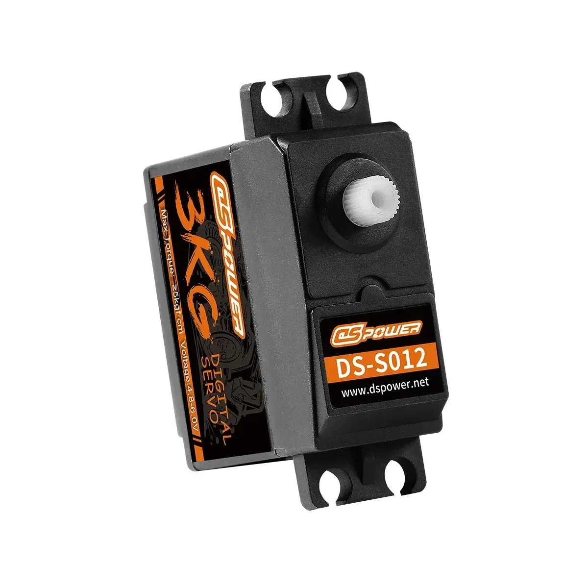 Dspower 3kg engrenagem de plástico digital micro servo jr plug núcleo motor para rc 1/12 1/14 avião drone helicóptero barco carro brinquedo robô