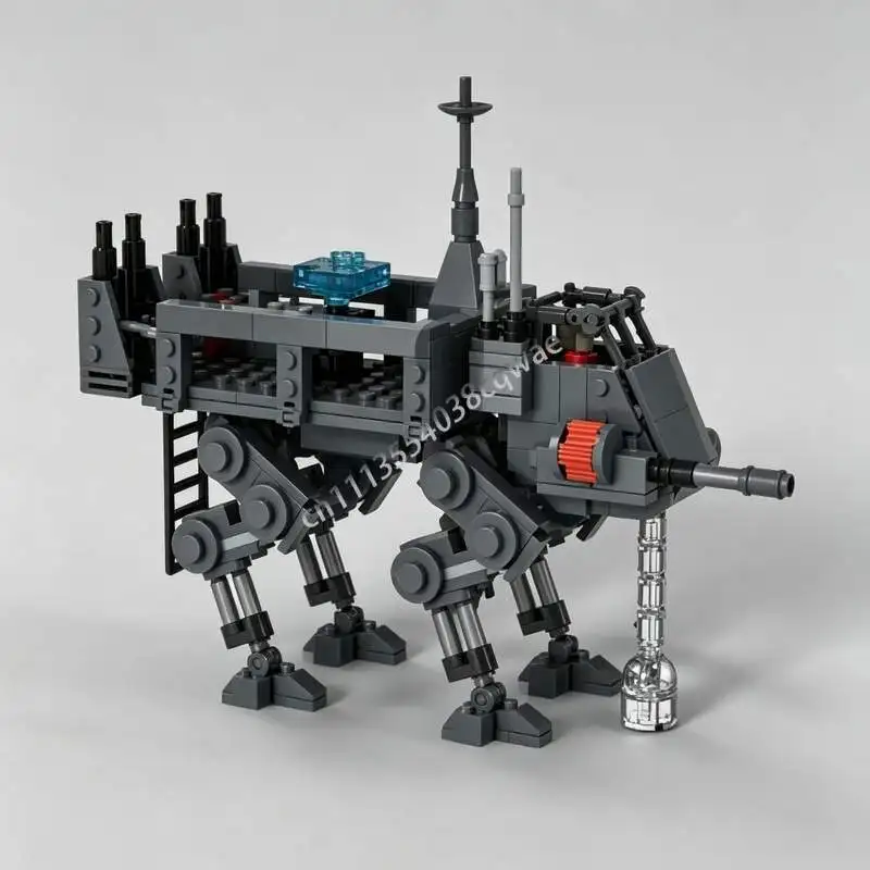 537 Parts Command Pattern Sentinel Robot MOC Model Custom Puzzle DIY Assembly Building Blocks Mecha Toy Gifts Creative Learning