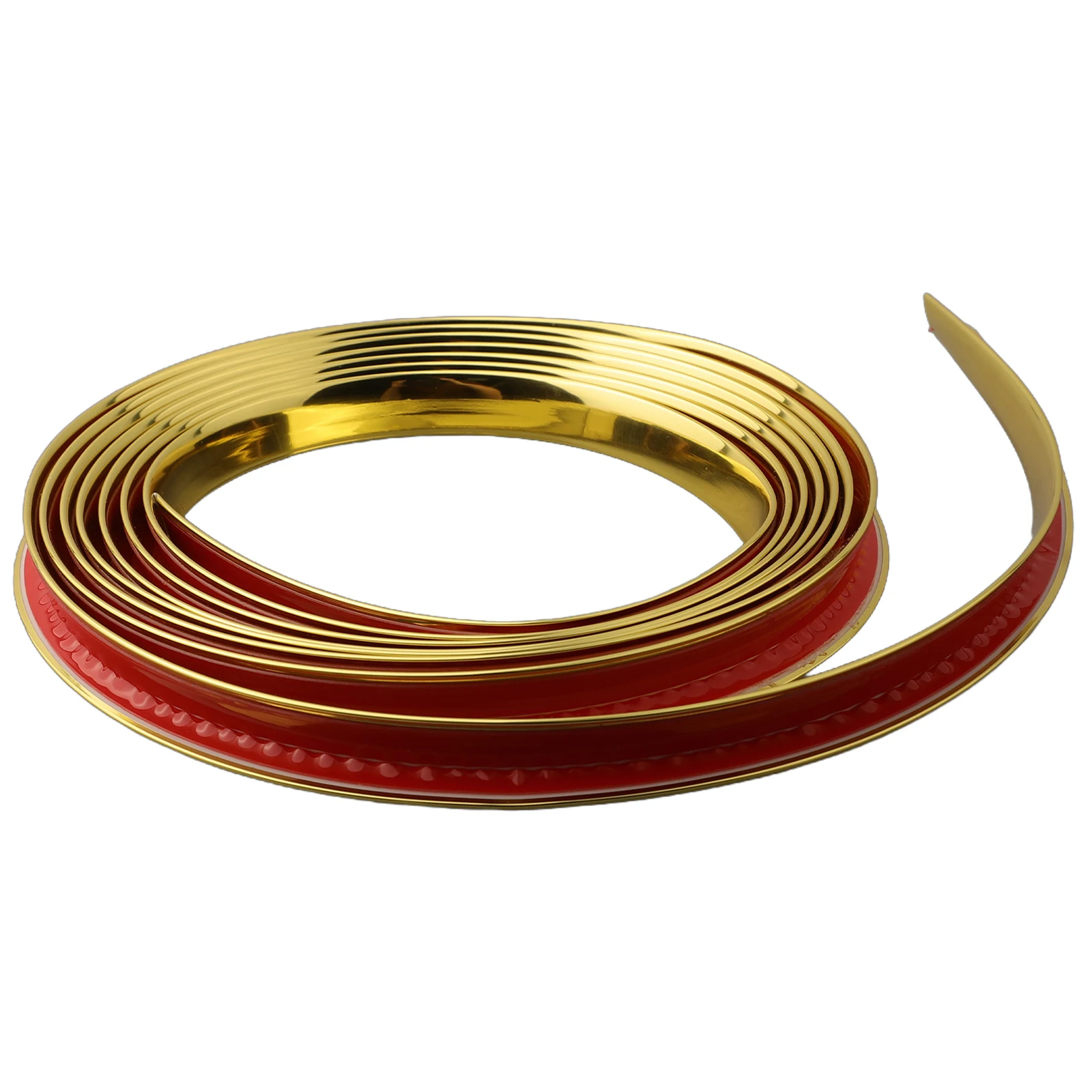 Tira decorativa autoadhesiva de PVC, 12,5mm de ancho, 7,5mm de altura, 3 metros de longitud para puerta de armario, mesa, esquina, ventana, esquinas de pared