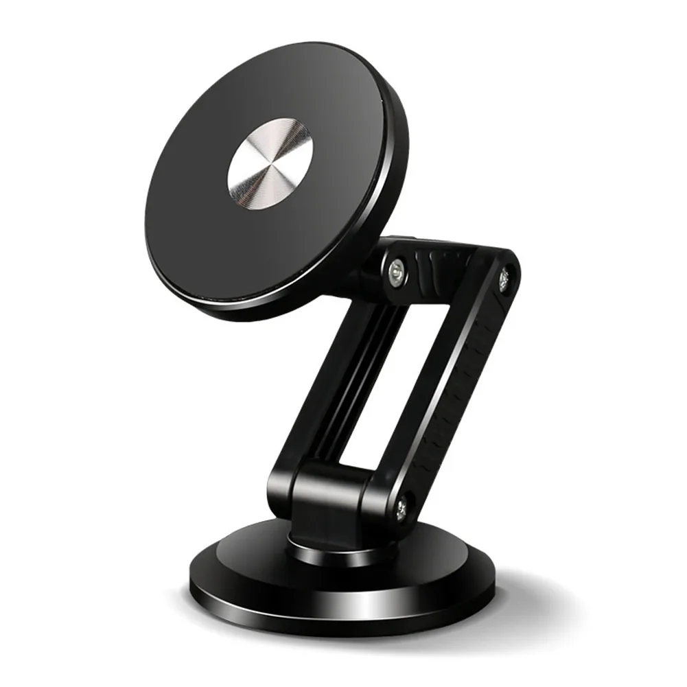 For Dashboard Car Phone Holder Black Adjustable Car Phone Holder Vehicle Mount Adjustable Height Alloy Material Safer Driving