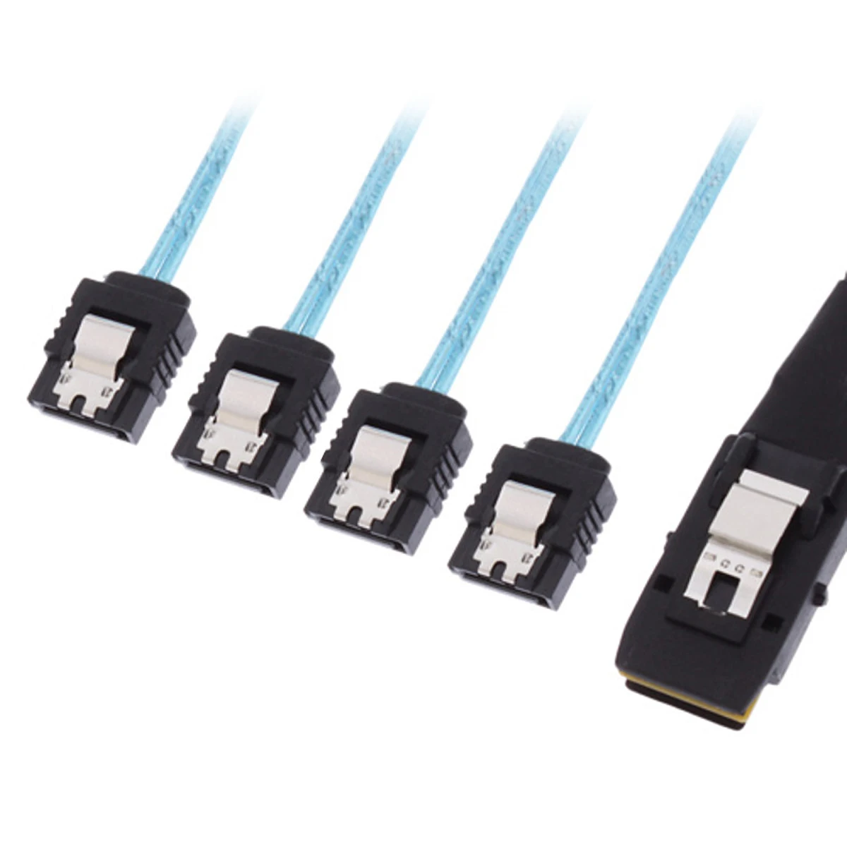 Внутренний кабель для жесткого диска Xiwai Mini SAS 4i SFF-8087 36Pin to 4 SATA 7Pin HDD 50 см 100 см