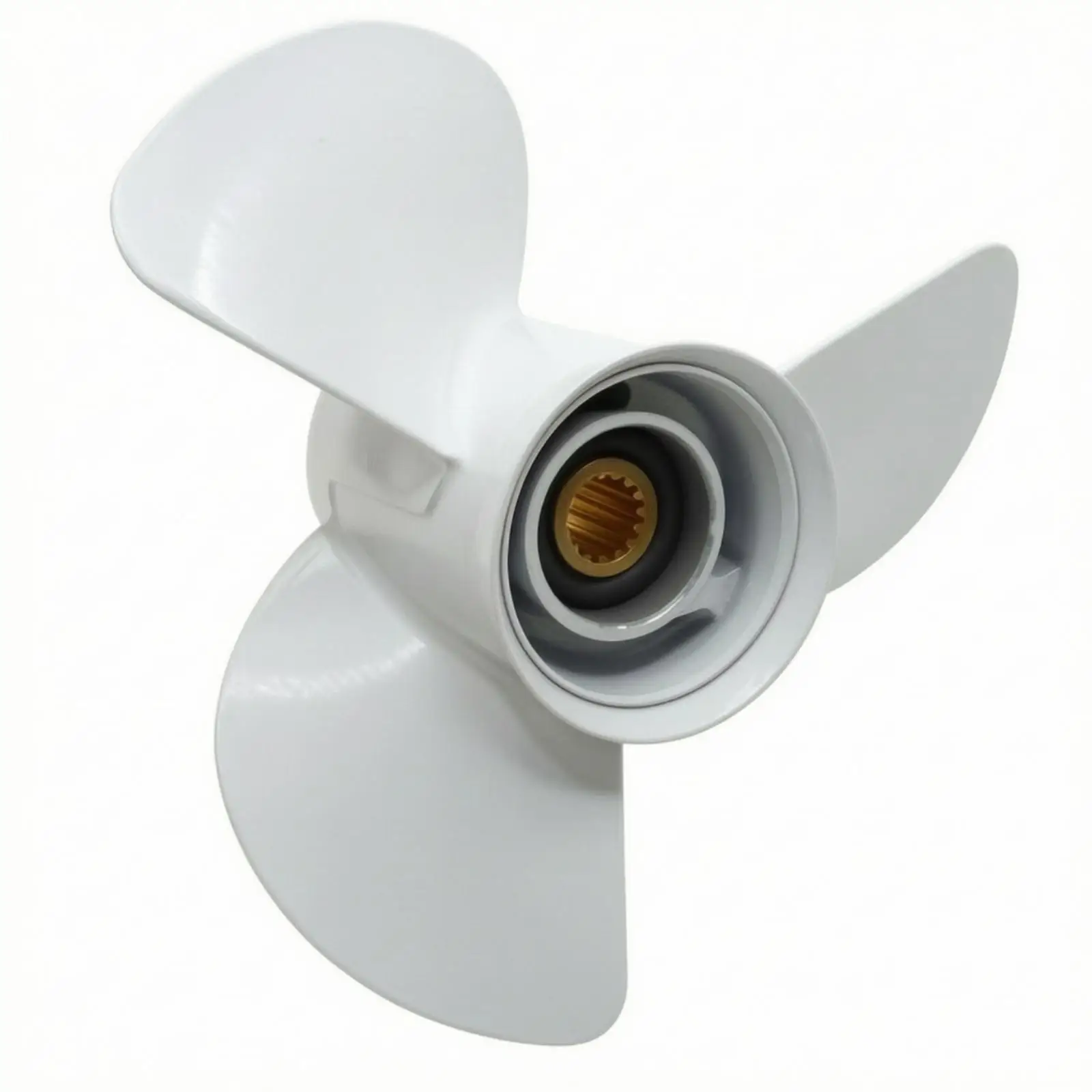 Propeller with 15 Splines 13 1/4 X 17-K Outboard Engine Propeller Aluminum Alloy