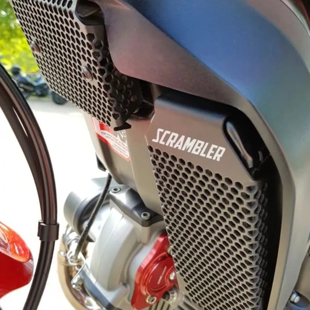 

Для Ducati Scrambler 800 2015-2023 защитная решетка радиатора мотоциклетная крышка масляного радиатора защитные аксессуары Scrambler 800