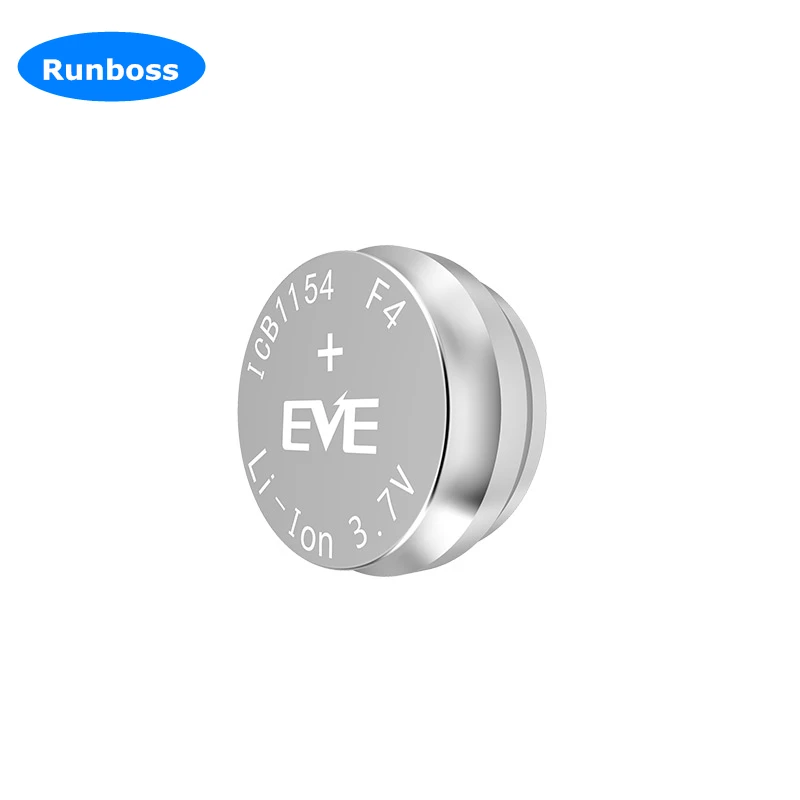 2PCS/Lot LIR1154 3.7V 54mAh Li-polymer rechargeable button lithium battery Headset Wireless TWS Bluetooth Earphone image 2