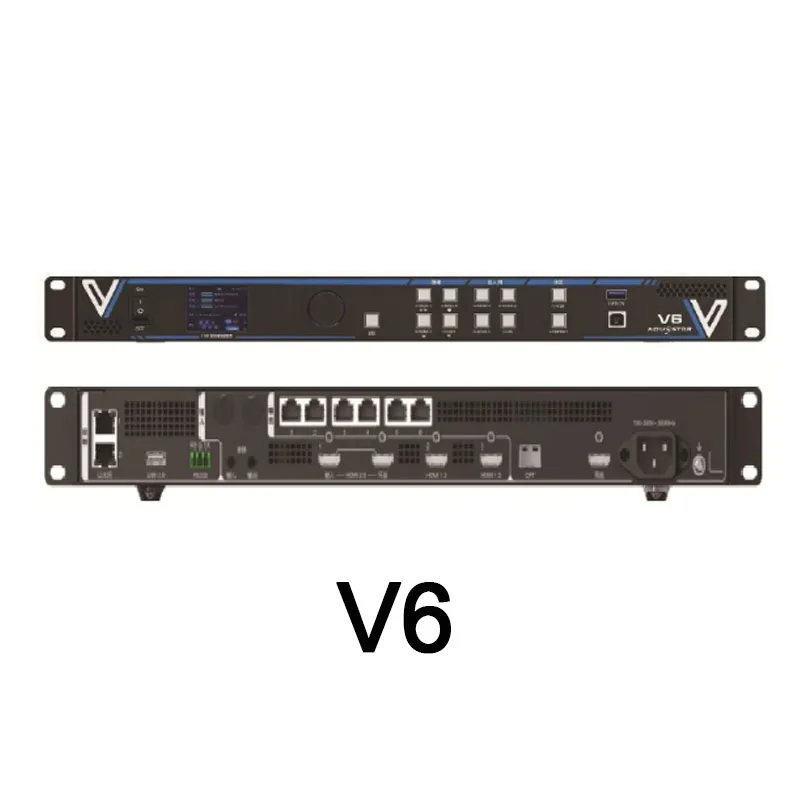 

Видеоконтроллер Novastar V6 для полноцветных LED-экранов, процессор видео 4K высокой четкости, для использования внутри и вне помещений