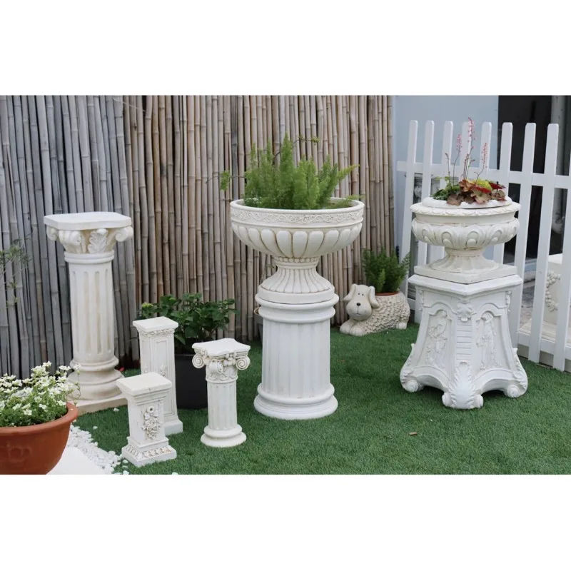 Factory direct sales European Roman column Roman basin outdoor villa garden garden decoration ornament handicrafts