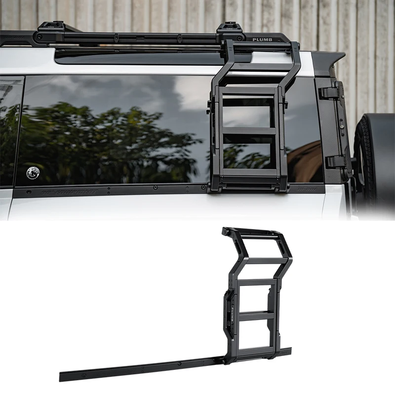 

2020+ accessories parts aluminium side climbers ladder for Land Rover Defender 90