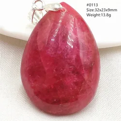 Natural Red Rhodonite Pendant Necklace Jewelry Gemstone Bead Women Men Water Drop Oval Rose Rhodonite Fashion Stone AAAAAA