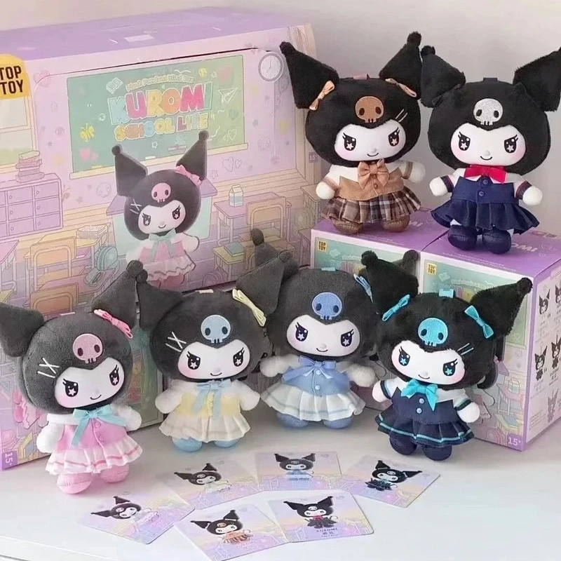 

2025 New HelloKitty Campus Diary Series Blind Box Kawaii Rubber Doll Pendant Figure Girls Holiday Gift Trendy Collectible Toy