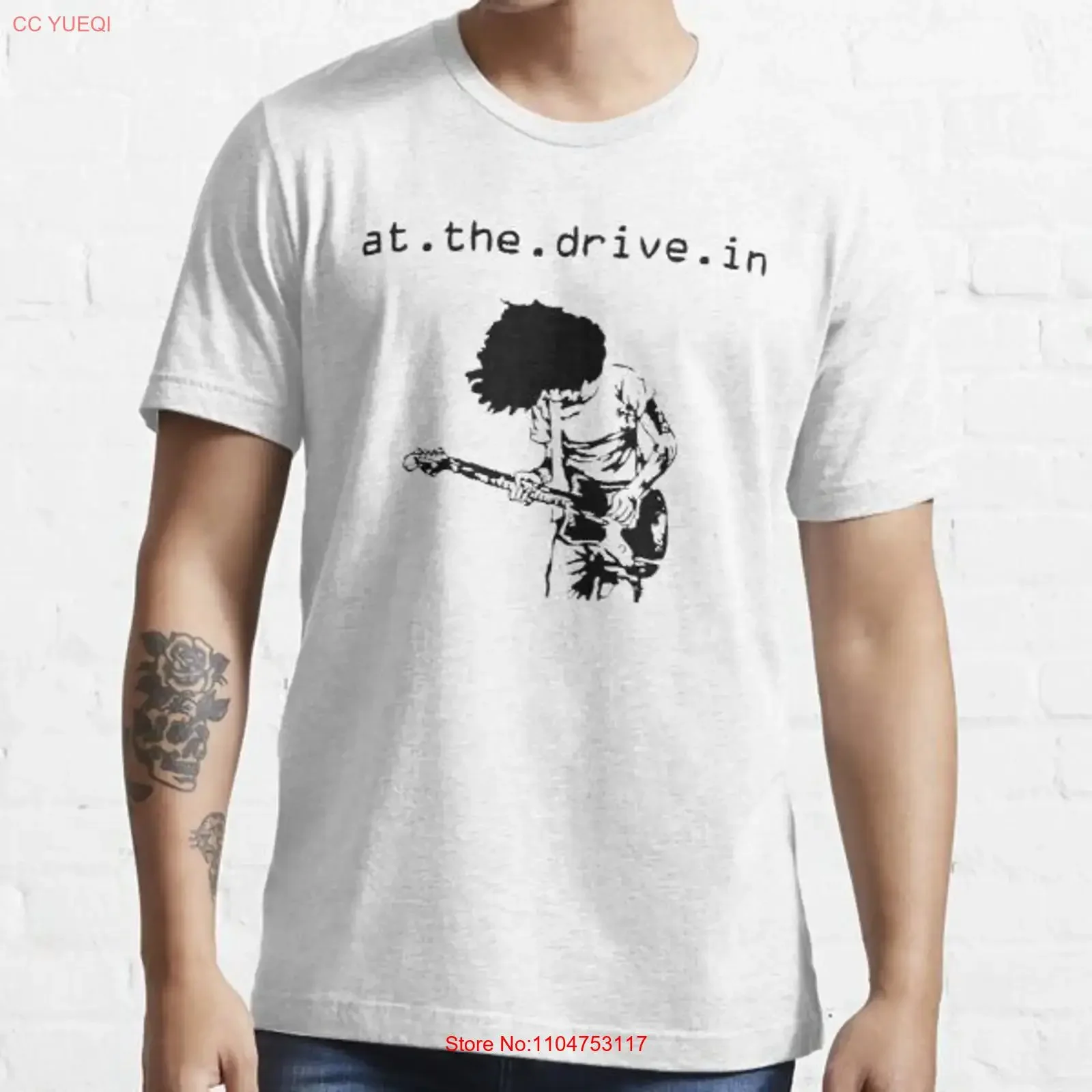 Camiseta Music Beat At the Drive In Omar Rodríguez López Guitar ter a li vintage Lavada Estilosa Unissex Macia Ligeiramente