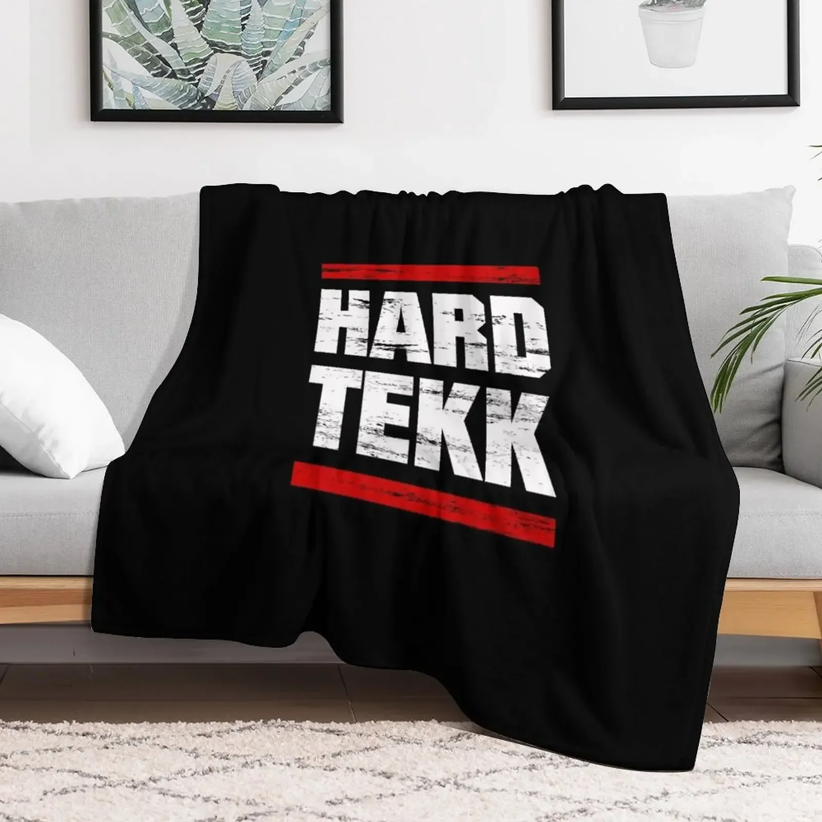 Hardtekk - Tekk - Rave - Techno Throw Blanket Hairys Weighted Decorative Sofas Travel Blankets