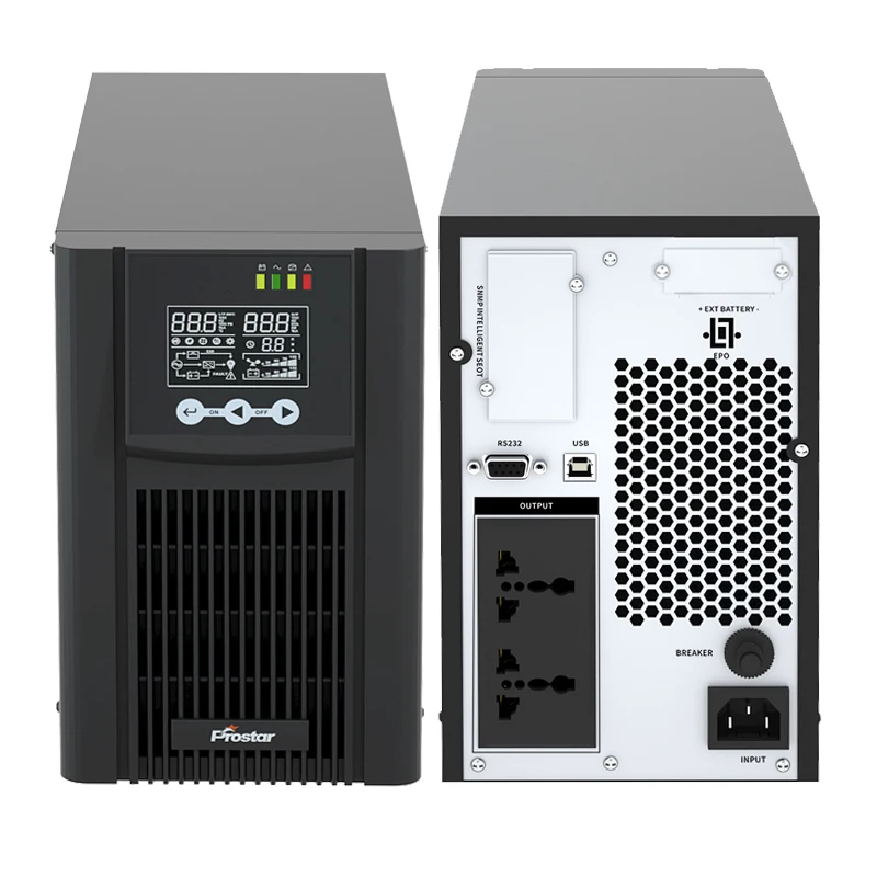 

Prostar 2000VA Online UPS Maintenance-Free PET 48VDC Backup Self-Testing Batteries Auto Diagnostics for Single-Phase