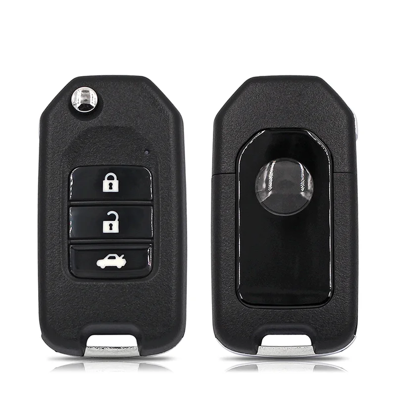 KEYECU 3 przyciski 315 MHz 433 MHz T5 Chip dla Honda Odyssey przed 2004 Auto Upgraded Flip Remote Control Key Fob Replacement