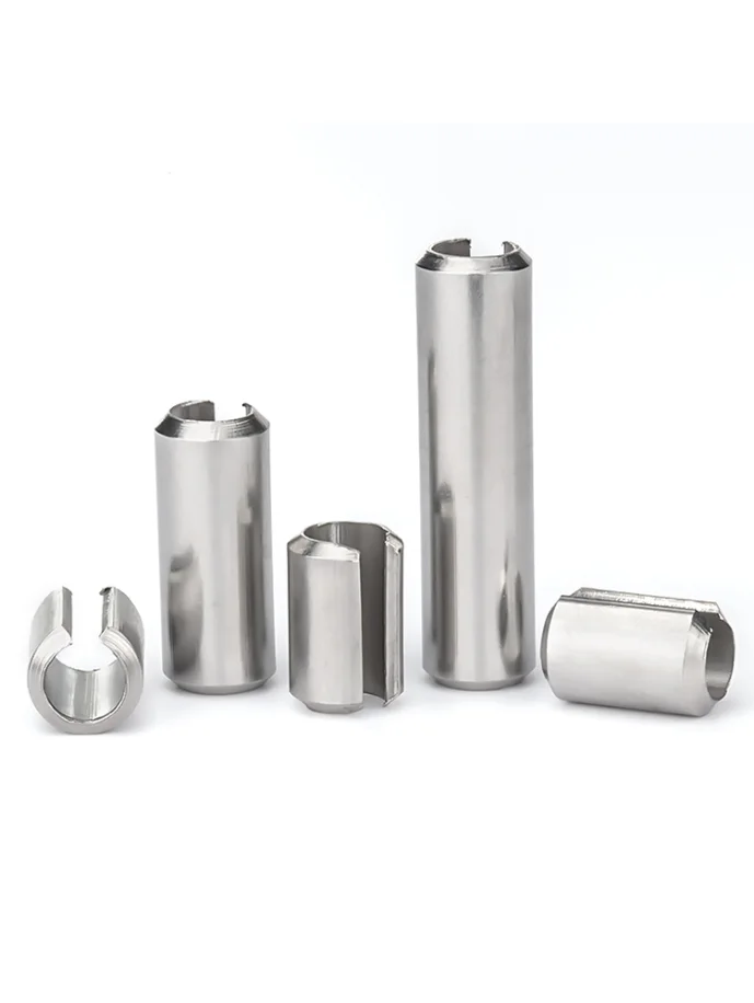 Split Spring Dowel Tension Roll Pin Elastic Cylindrical Cotter Pin Dowel Elastic Cylindrical Slotted Pin GB879 304StainlessSteel