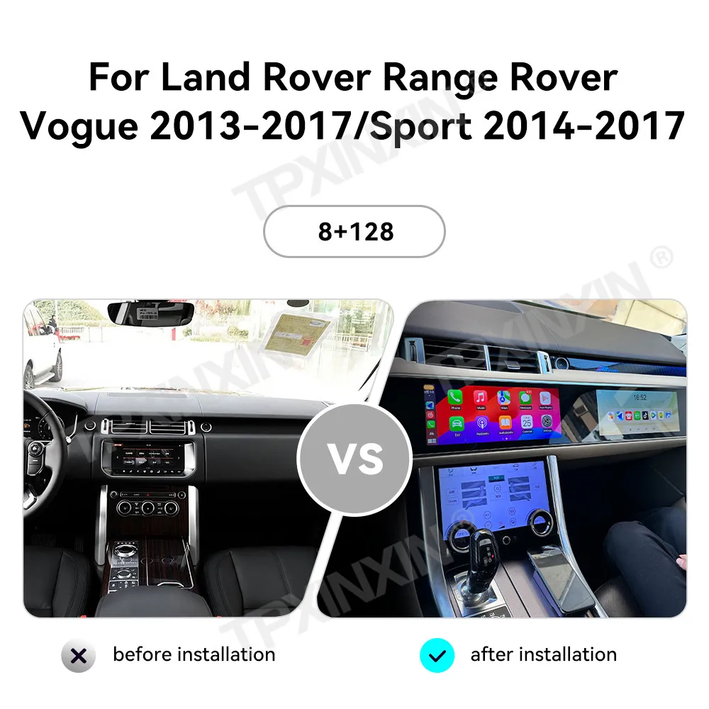 Car Accessories Radio For Range Rover Vogue Sport 2013-2017 Android Auto GPS Navigation Multimedia Stereo Receiver Head Unit