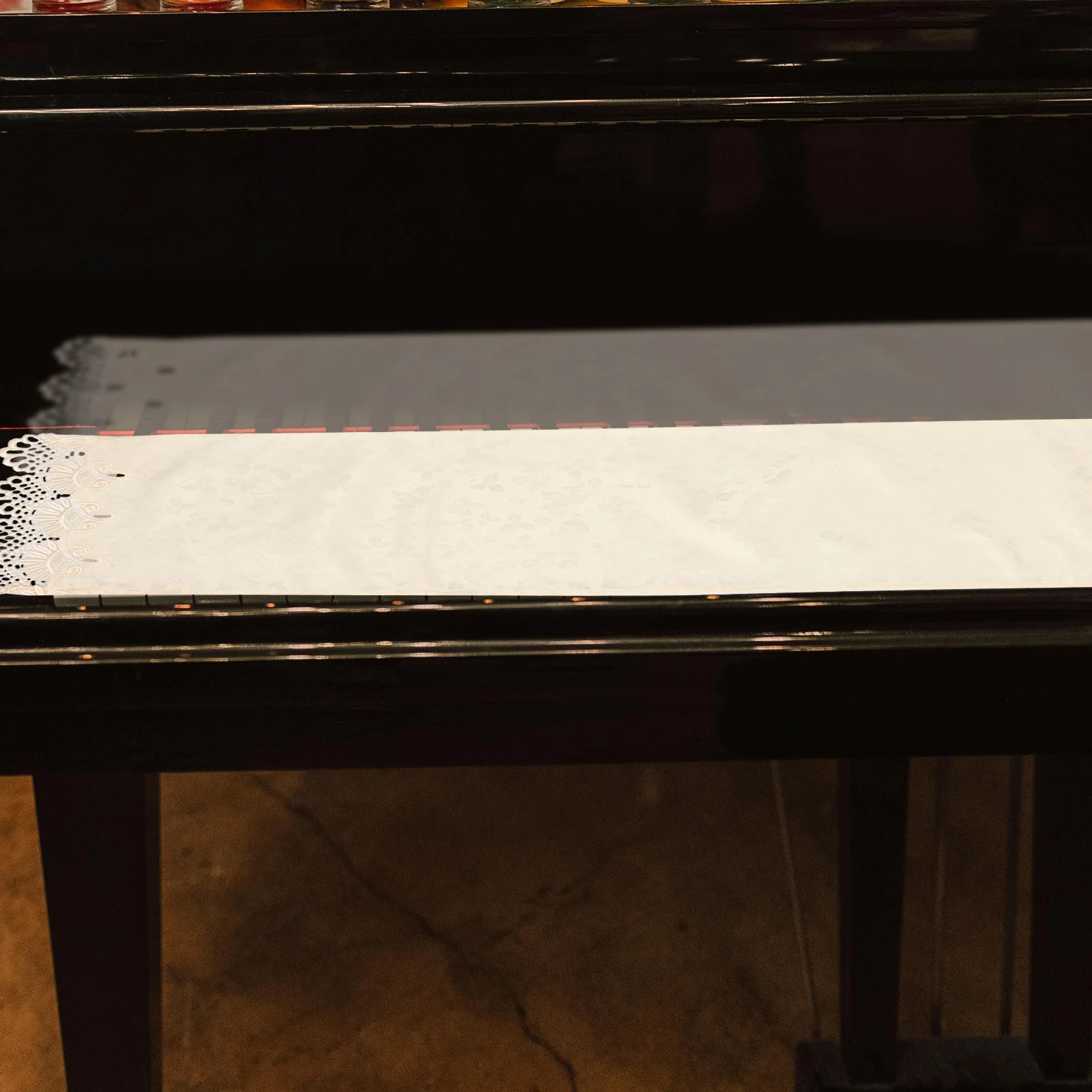 

Dust Cover Electronic Keyboard Piano for Upright Case Cushion Embroidery