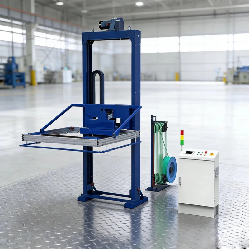 Cross-border automatic tray strapping machine Horizontal strapping machine