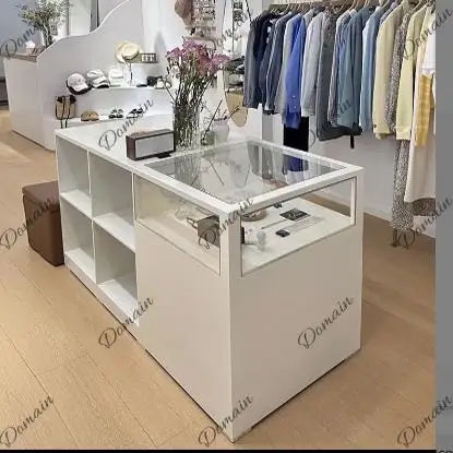 With glass clothing store Nakajima jewelry cabinet bar checkout page beauty salon paint front desk custom side cabinet